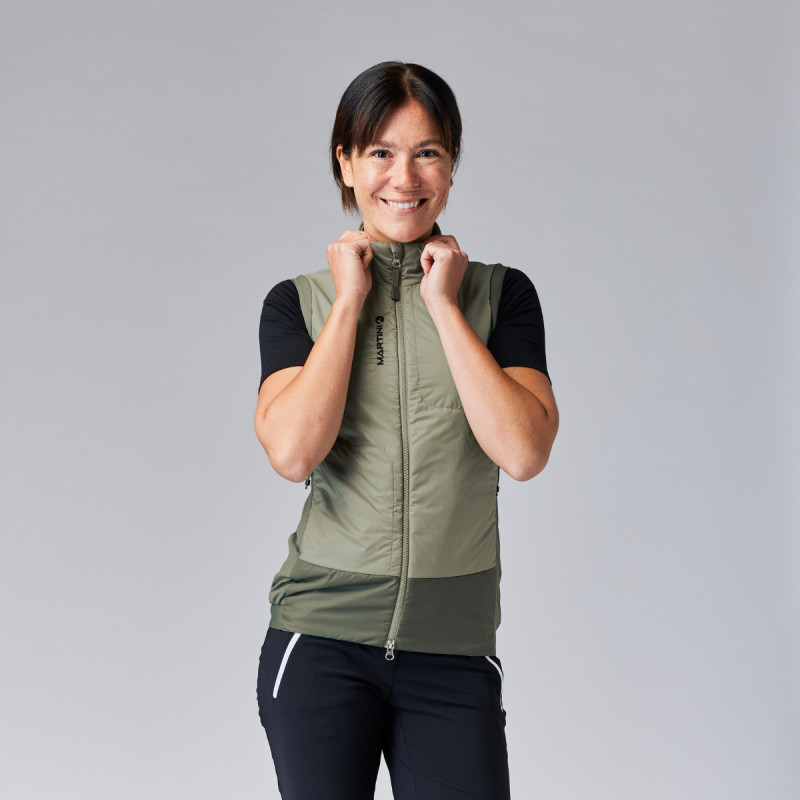 Dámská vesta Martini Sportswear ALPMATE HYBRID  - růžová