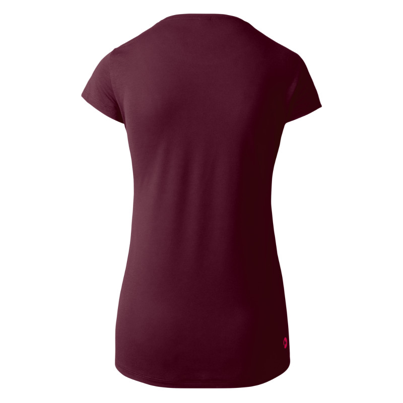 Dámske turistické funkčné tričko Martini Sportswear HIGHVENTURE  - vínová