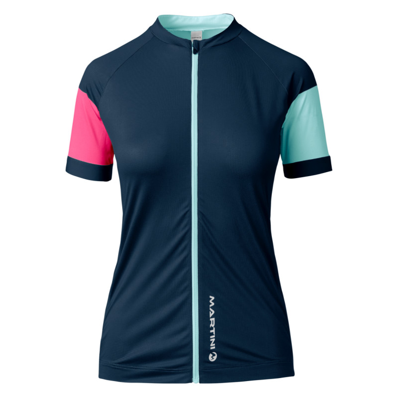 Dámský cyklistický dres Martini Sportswear FLOWTRAIL STRAIGHT  - tmavě modrá