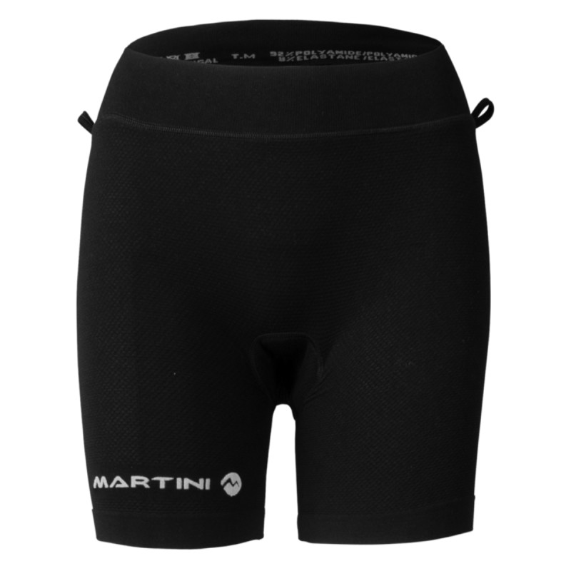 Dámske cyklistické kraťasy Martini Sportswear FLOWTRAIL CLIP IN  - čierna