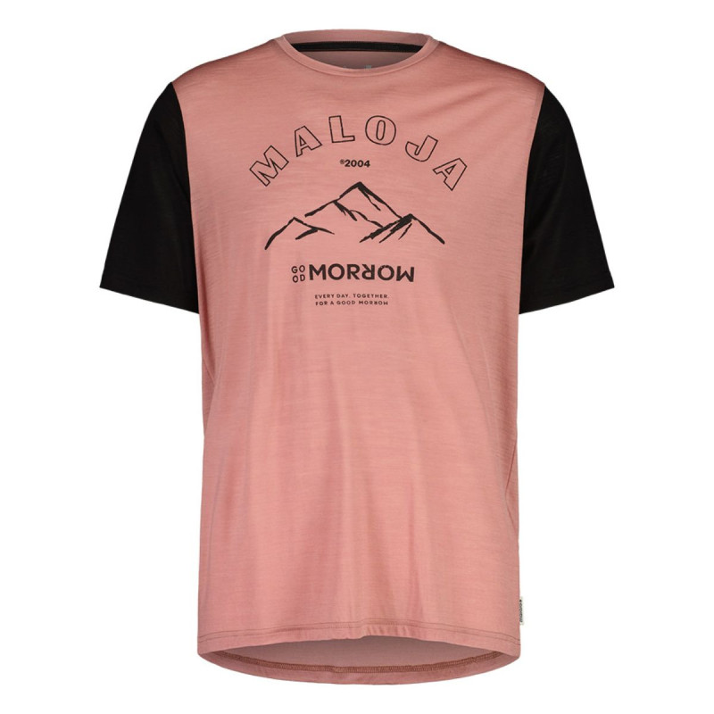 Pánske funkčné tričko Maloja KALMBERGM.  - svetlo ružová