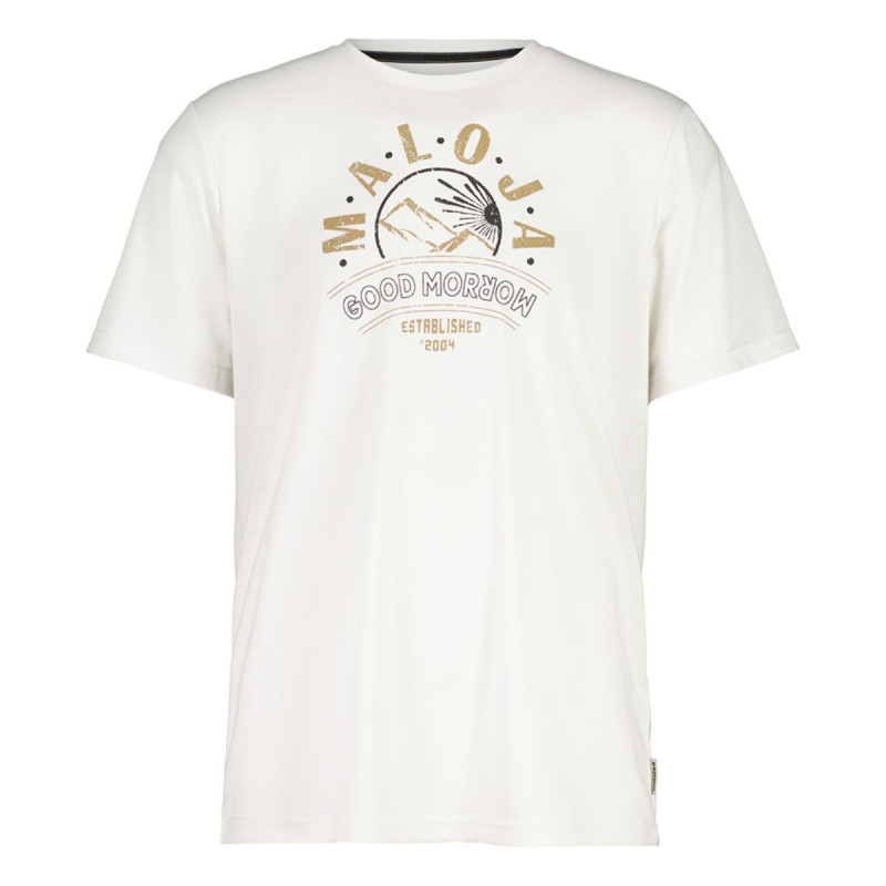 Pánské tričko Maloja SONNENKOPFM.  - bílá