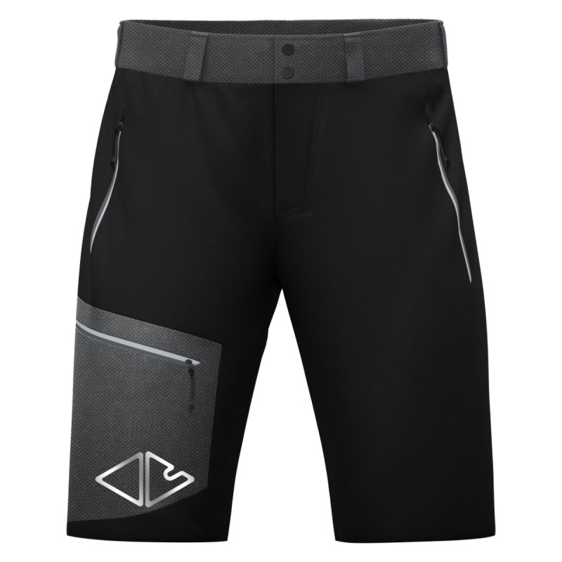 Pánske turistické kraťasy Crazy RESOLUTION  - čierna