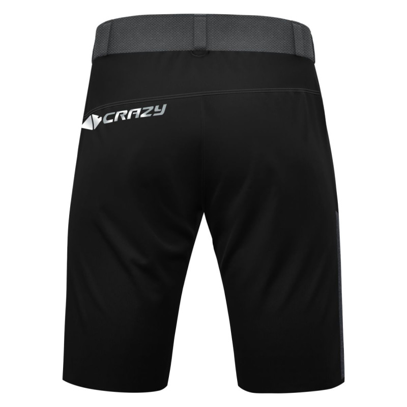 Pánske turistické kraťasy Crazy RESOLUTION  - čierna