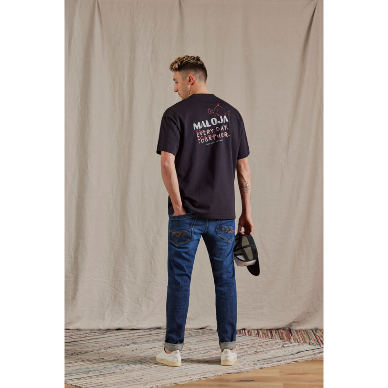 Pánske tričko Maloja SABIUNINM.  - čierna