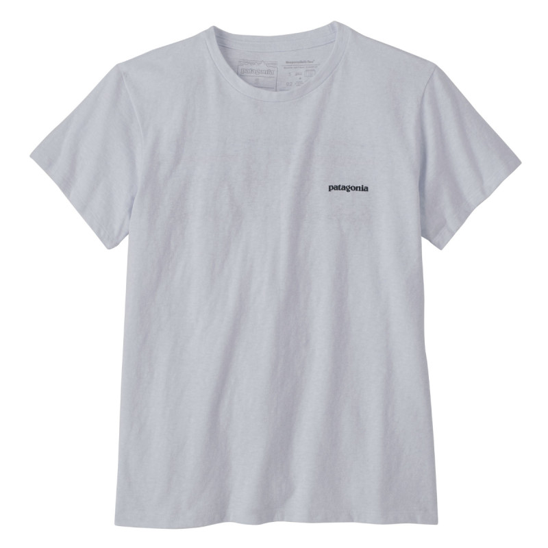 Dámske tričko Patagonia P-6 LOGO RESPONSIBILI-TEE  - biela