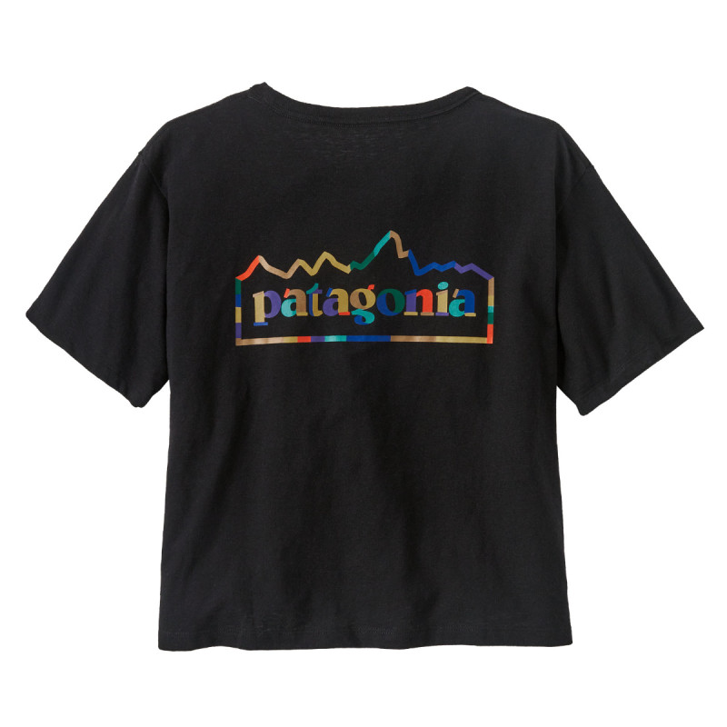 Dámske tričko Patagonia UNITY FITZ EASY CUT RESPONSIBILI-TEE  - čierna