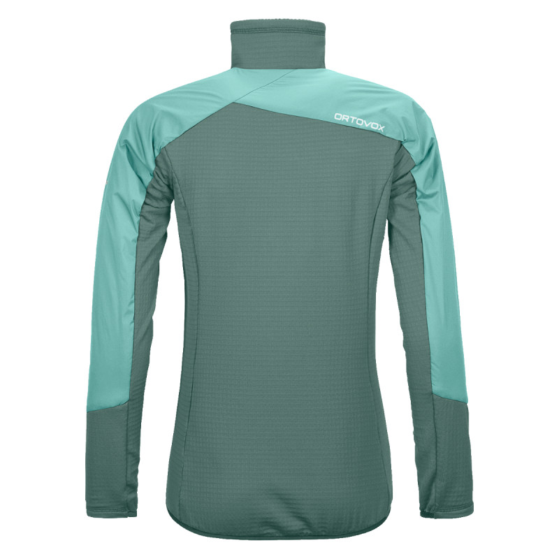 Dámska bunda Ortovox WESTALPEN SWISSWOOL HYBRID  - zelená