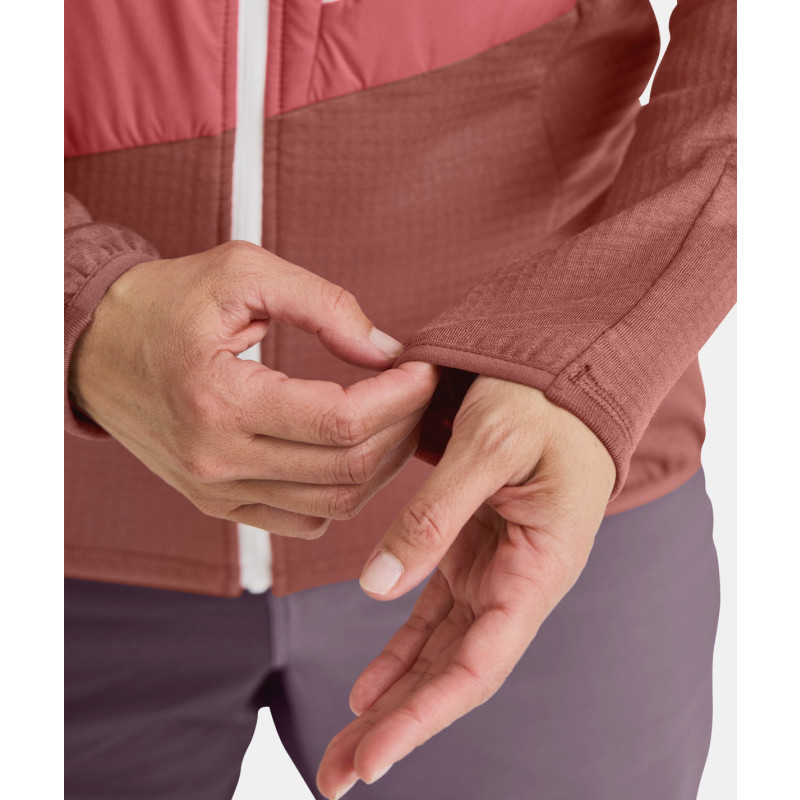 Dámska bunda Ortovox WESTALPEN SWISSWOOL HYBRID  - zelená