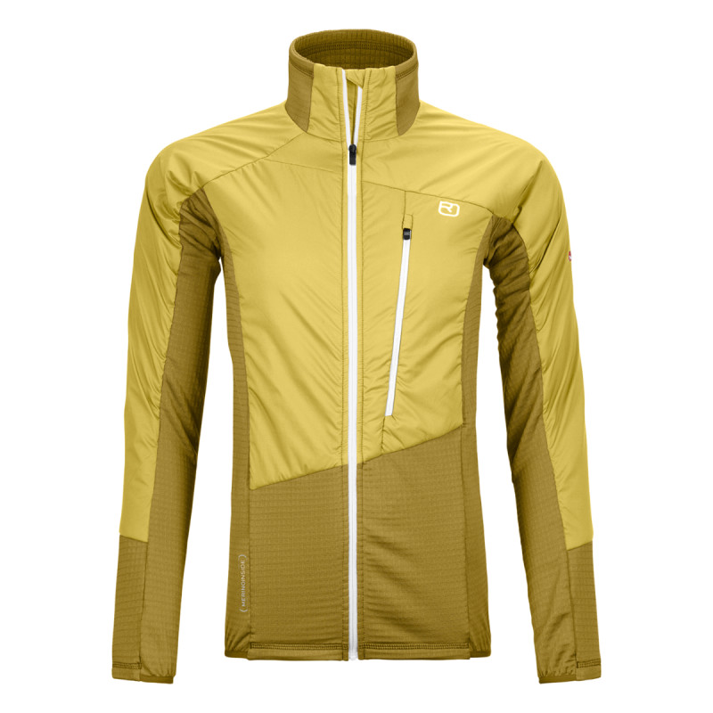 Dámska bunda Ortovox WESTALPEN SWISSWOOL HYBRID  - žltá