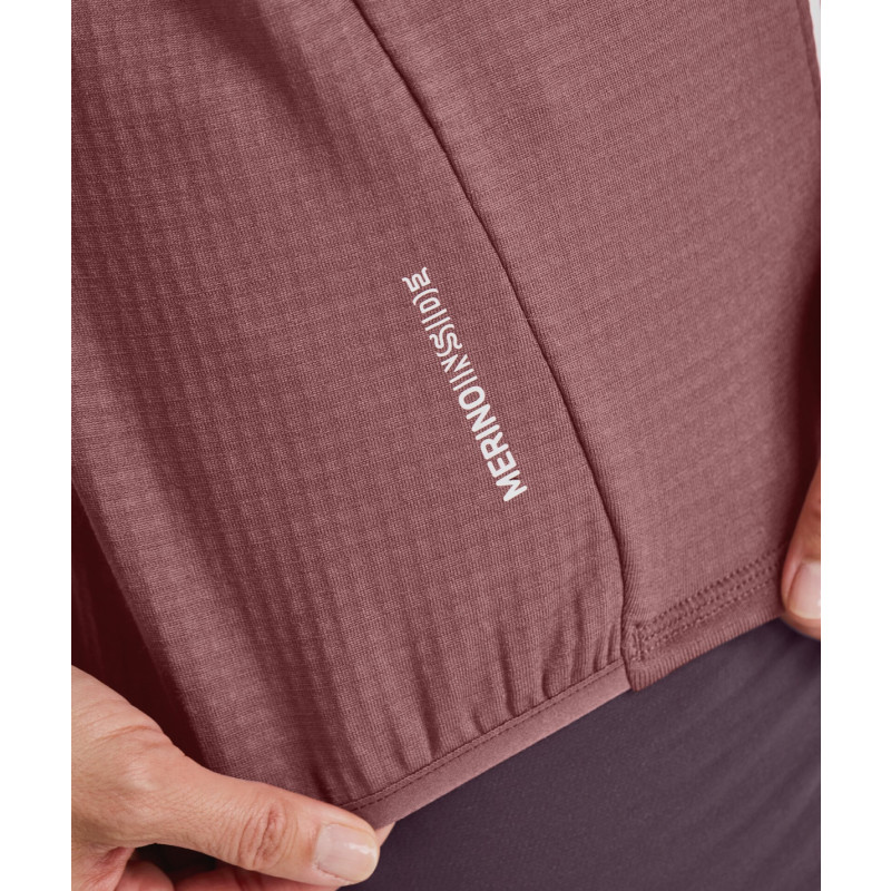 Dámska bunda Ortovox WESTALPEN SWISSWOOL HYBRID  - ružová