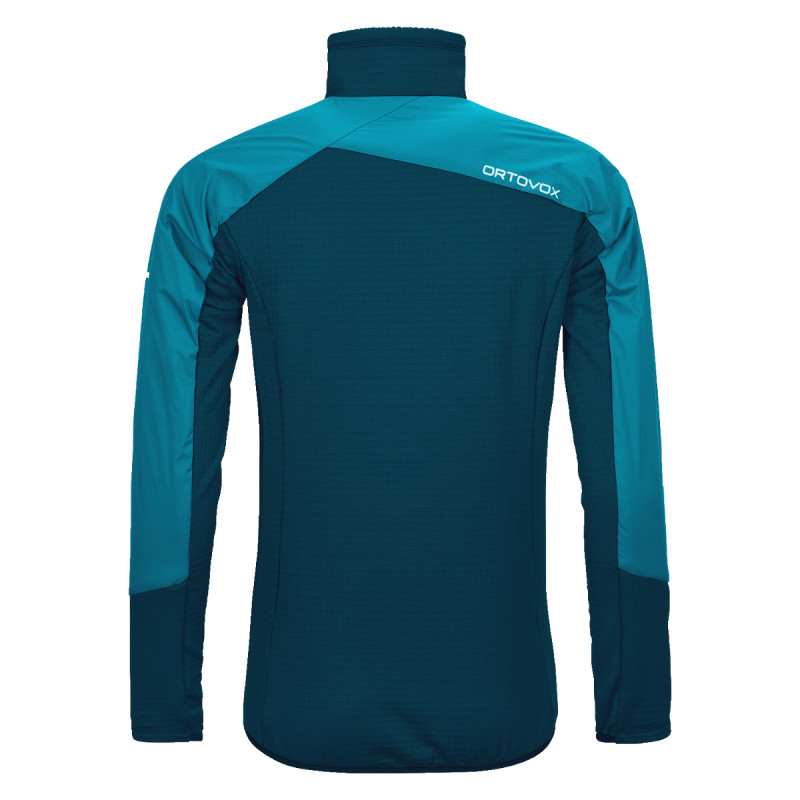 Pánská bunda Ortovox WESTALPEN SWISSWOOL HYBRID  - modrá