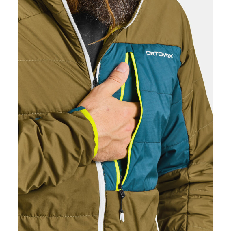 Pánska bunda Ortovox SWISSWOOL PIZ DUAN JACKET  - tmavo šedá