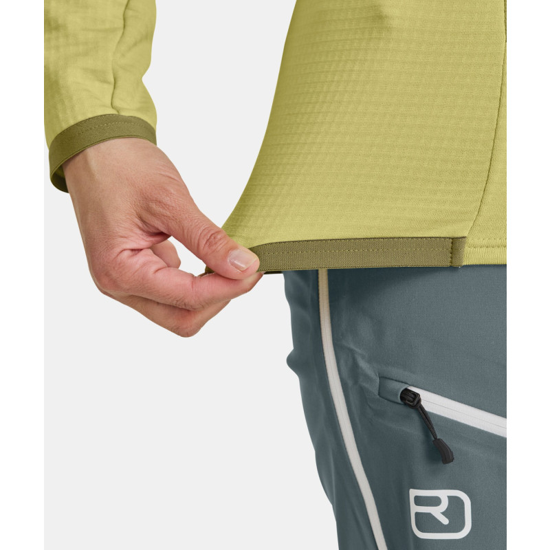 Dámska mikina Ortovox FLEECE GRID HOODY  - tmavo modrá