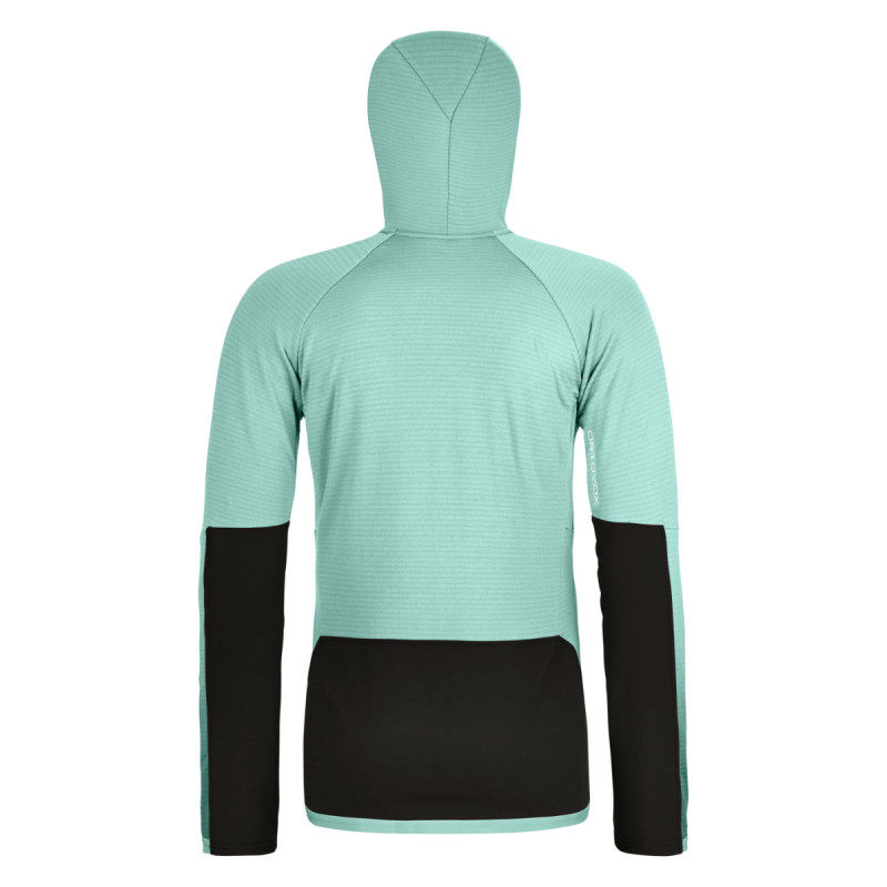 Dámska mikina Ortovox FLEECE RIB HOODY  - svetlo modrá