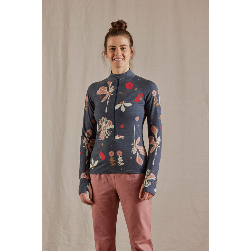 Dámská turistické mikina Maloja TRAUNSEEM.  - tmavě modrá