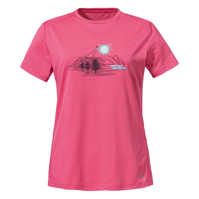 Dámské turistické funkční tričko Schöffel CIRC T SHIRT SULTEN  - růžová