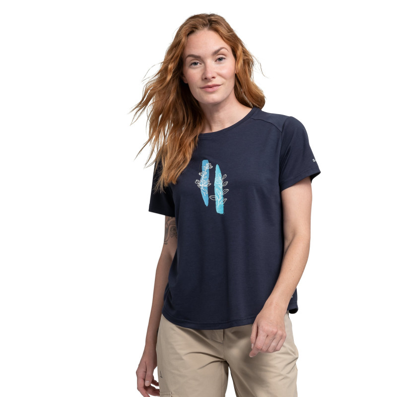 Dámske turistické funkčné tričko Schöffel HABERSPITZ  - tmavo modrá