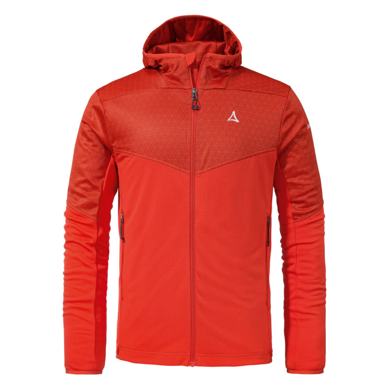 Pánská turistické mikina Schöffel SVARDALEN  - červená