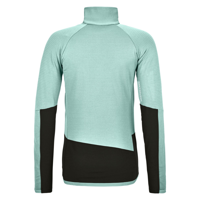 Dámska mikina Ortovox FLEECE RIB JACKET  - svetlo modrá