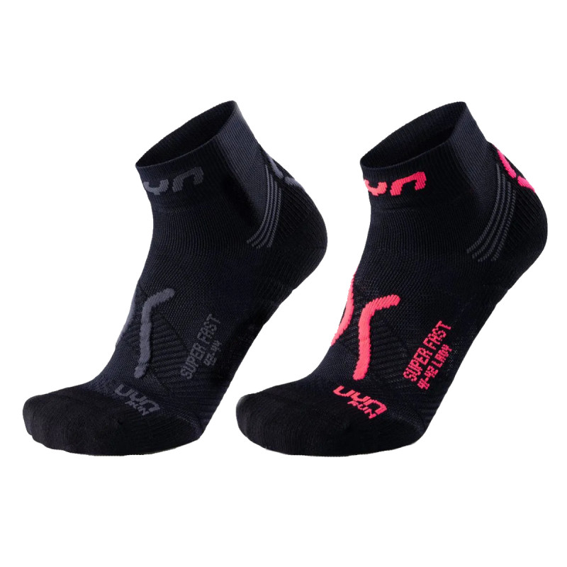 Dámské běžecké ponožky UYN RUNNING SUPER FAST 2 PÁRY  - černá