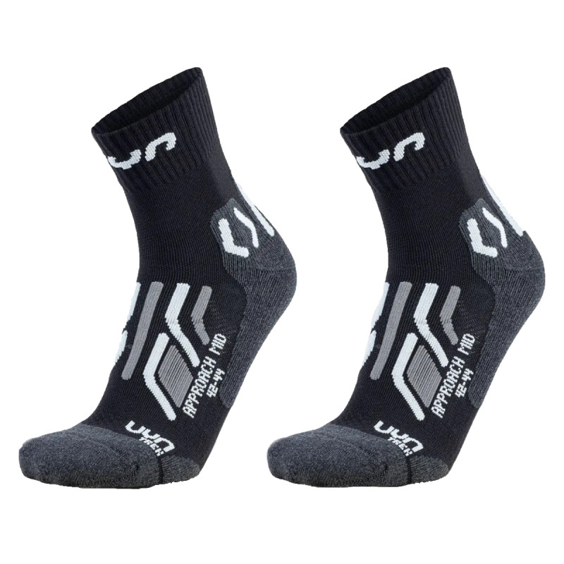 Dámske turistické ponožky UYN TREKKING APPROACH MID 2 PÁRY  - čierna