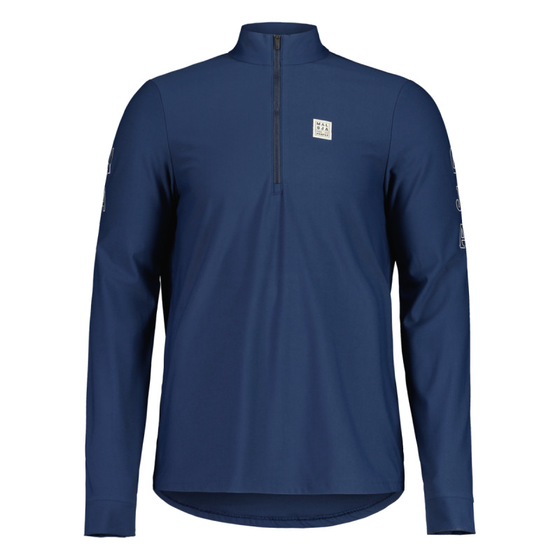 Pánska mikina Maloja GOLDAMMERM.  - tmavo modrá