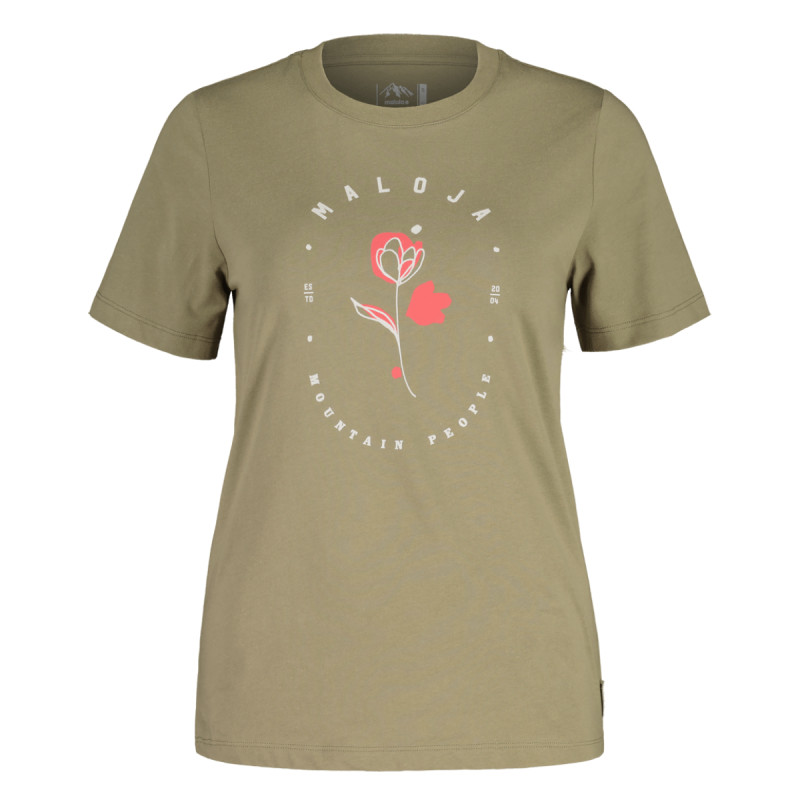 Dámske tričko Maloja PLOMBERGM.  - khaki