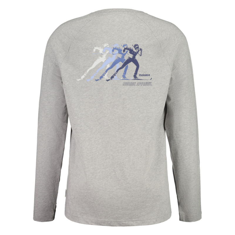 Pánske tričko Maloja ROTSTEINM.  - svetlo šedá