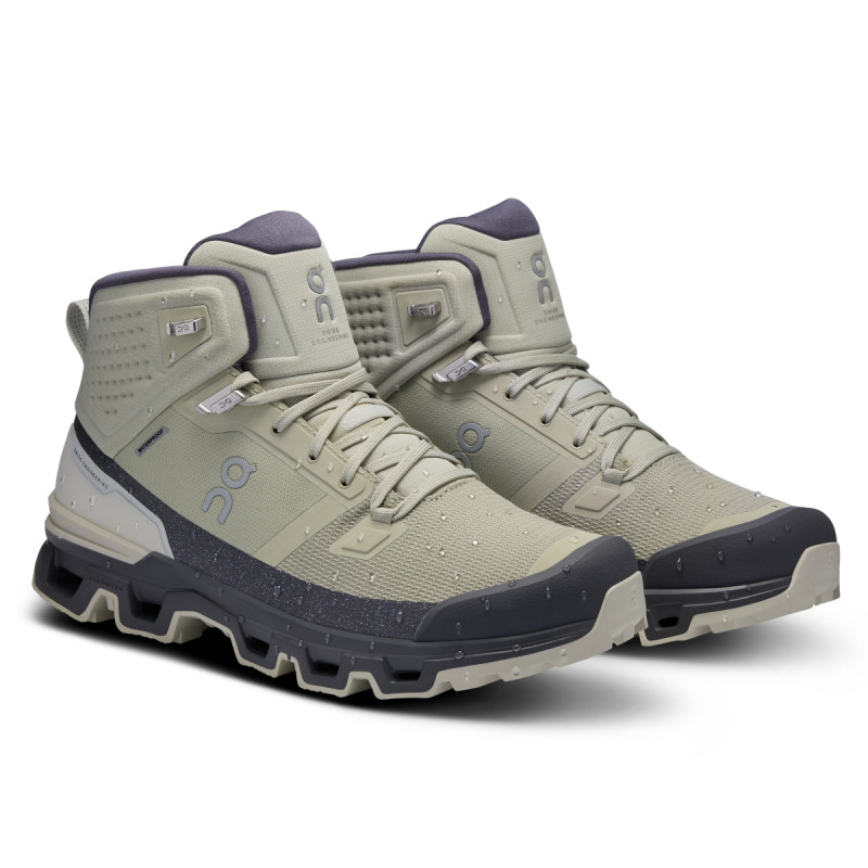 Pánské turistické kotníkové boty On CLOUDROCK 2 WATERPROOF  - béžová
