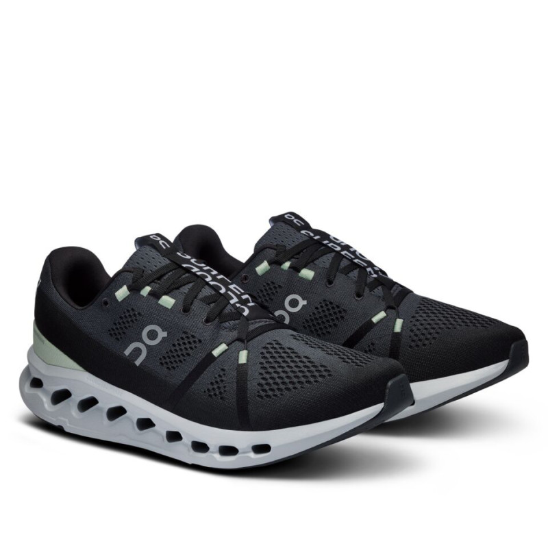 Dámske bežecké topánky On CLOUDSURFER  - čierna