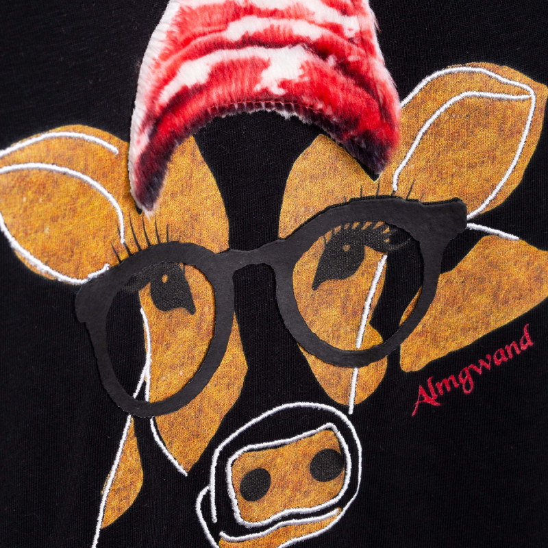 Dámske tričko Almgwand DEICHSELALM  - čierna