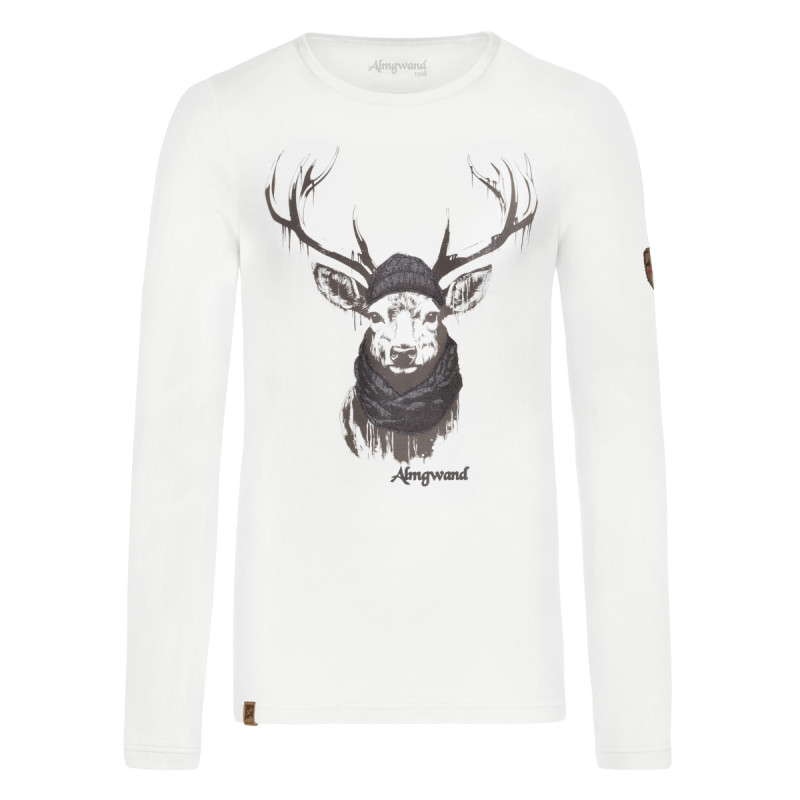 Pánske tričko Almgwand HANSBERGALM  - biela
