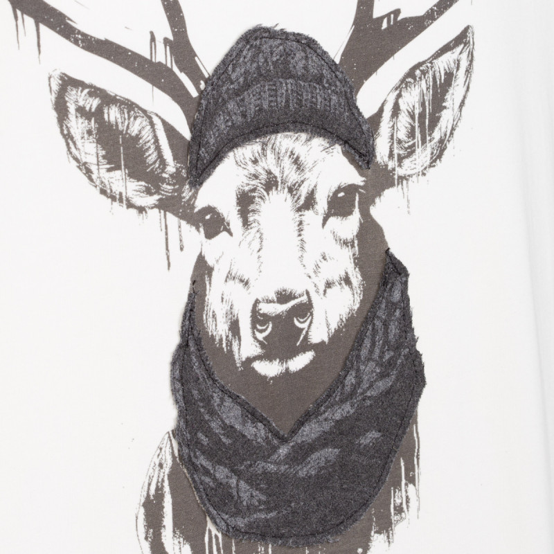 Pánske tričko Almgwand HANSBERGALM  - biela