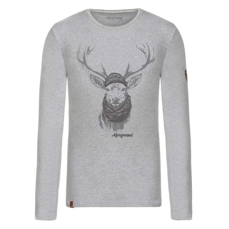 Pánske tričko Almgwand HANSBERGALM  - šedá