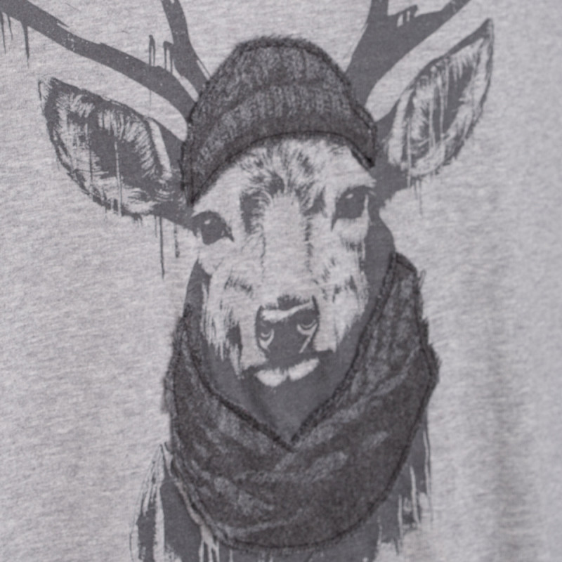 Pánske tričko Almgwand HANSBERGALM  - šedá