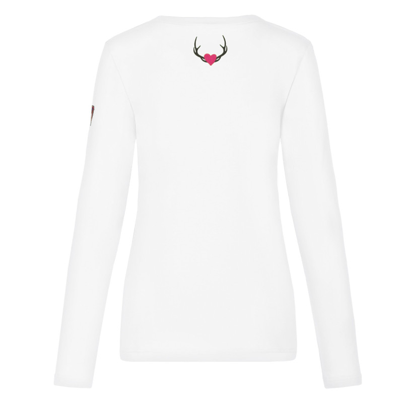 Dámske tričko Almgwand DIPPELWANDALM  - biela