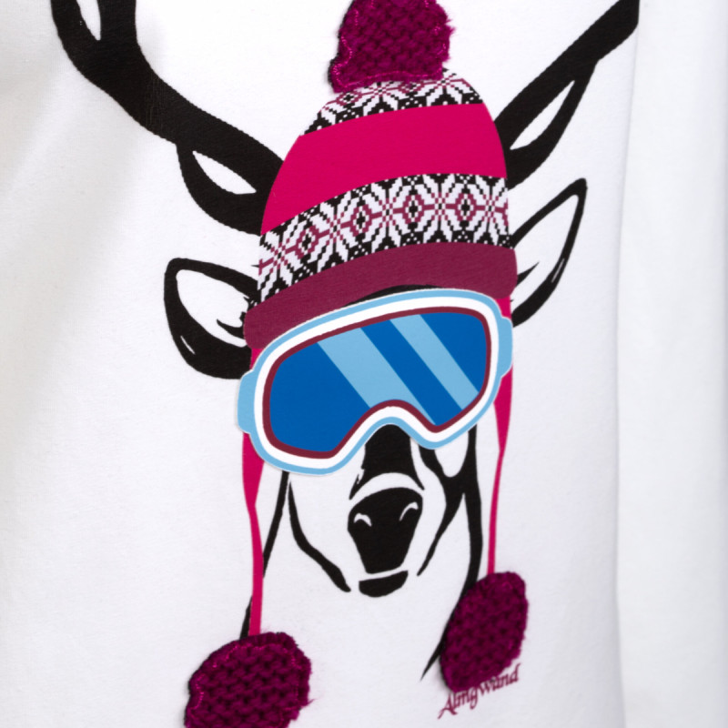 Dámske tričko Almgwand DIPPELWANDALM  - biela