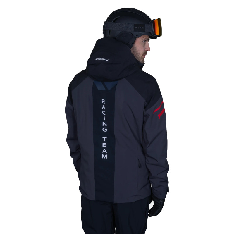 Pánska lyžiarská bunda Stöckli WRT  - tmavo šedá