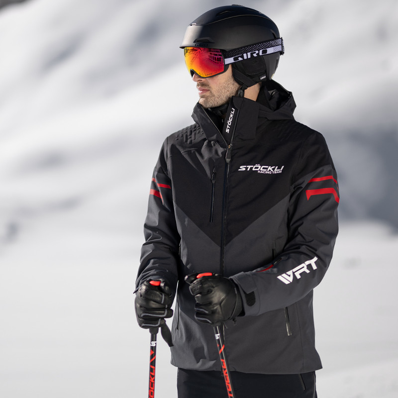 Pánska lyžiarská bunda Stöckli WRT  - tmavo šedá