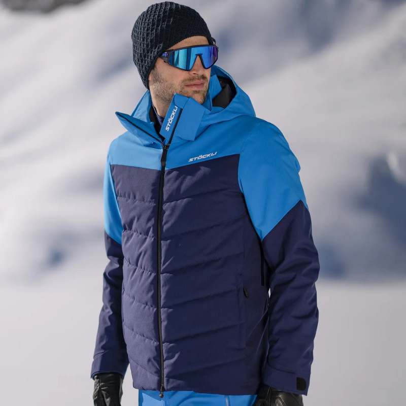 Pánska lyžiarská bunda Stöckli RACE  - tmavo modrá