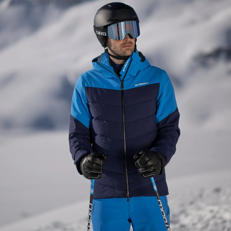 Pánska lyžiarská bunda Stöckli RACE  - tmavo modrá