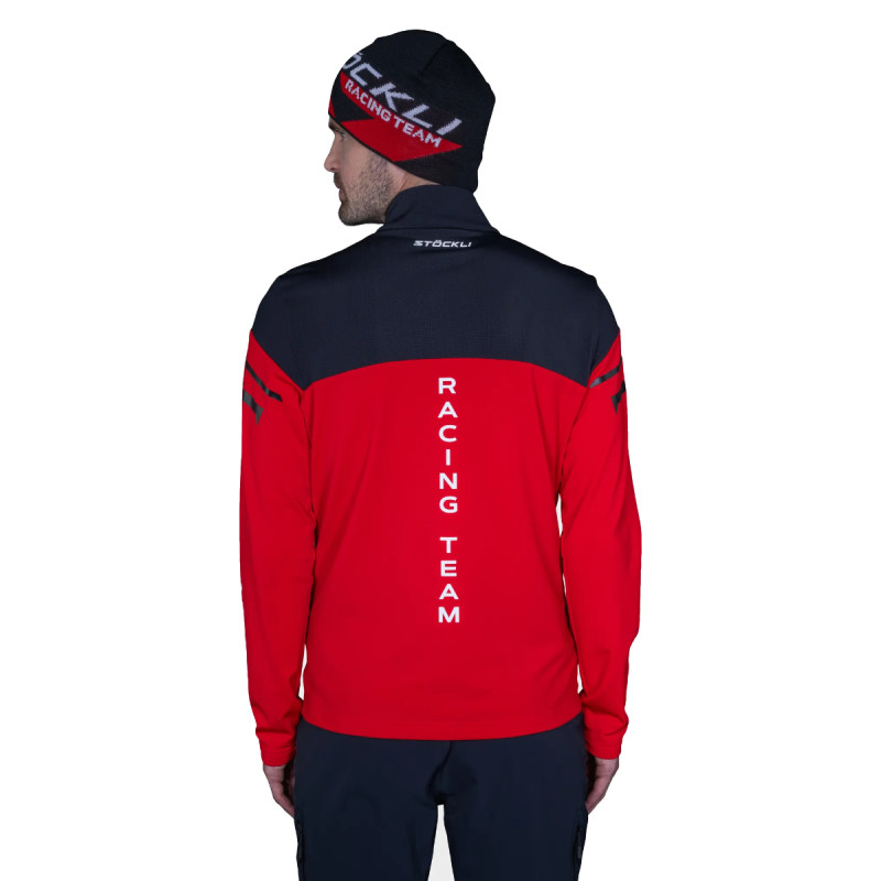 Pánska lyžiarská mikina Stöckli TECHNOSTRETCH WRT  - červená