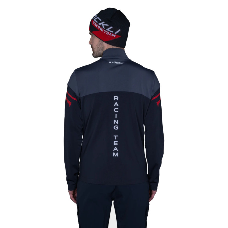 Pánska lyžiarská mikina Stöckli TECHNOSTRETCH WRT  - čierna