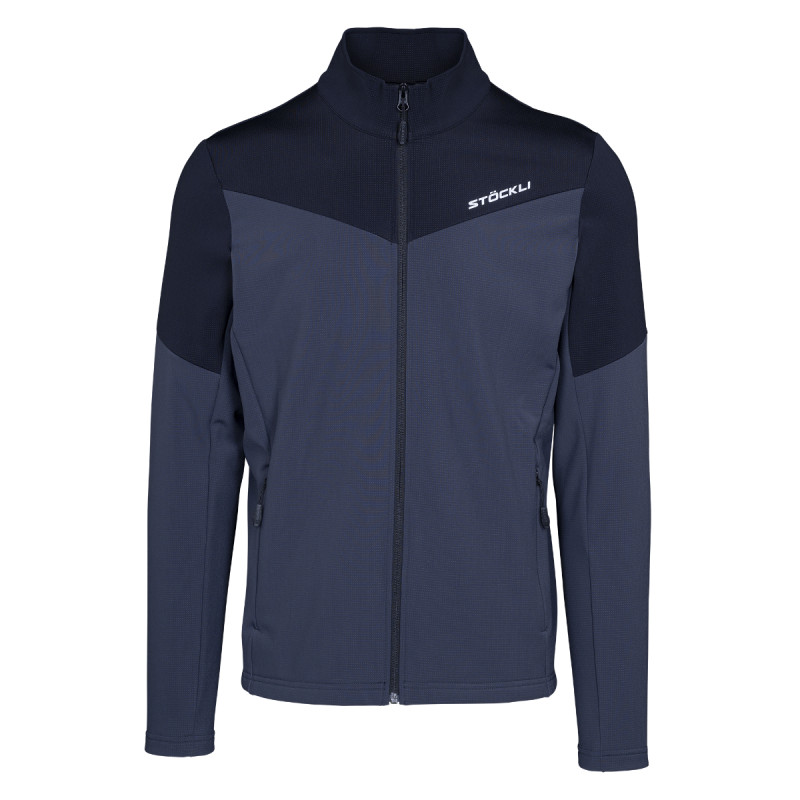 Pánská lyžařská mikina Stöckli TECHNOSTRETCH RACE  - tmavě šedá