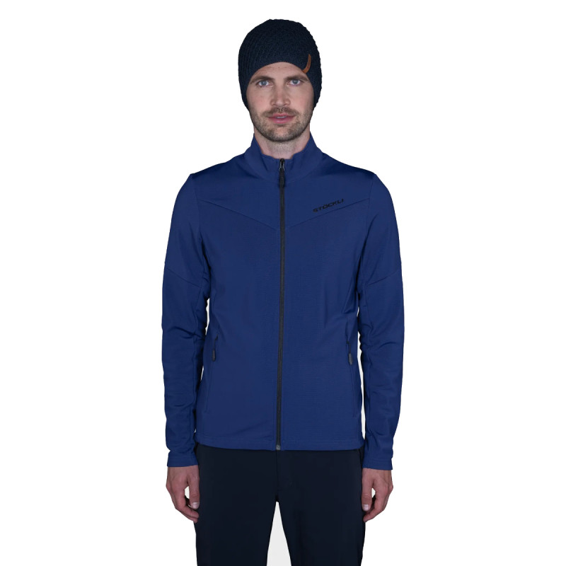 Pánska lyžiarská mikina Stöckli TECHNOSTRETCH RACE  - tmavo modrá