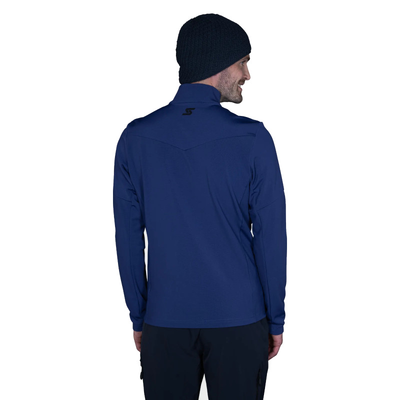 Pánska lyžiarská mikina Stöckli TECHNOSTRETCH RACE  - tmavo modrá