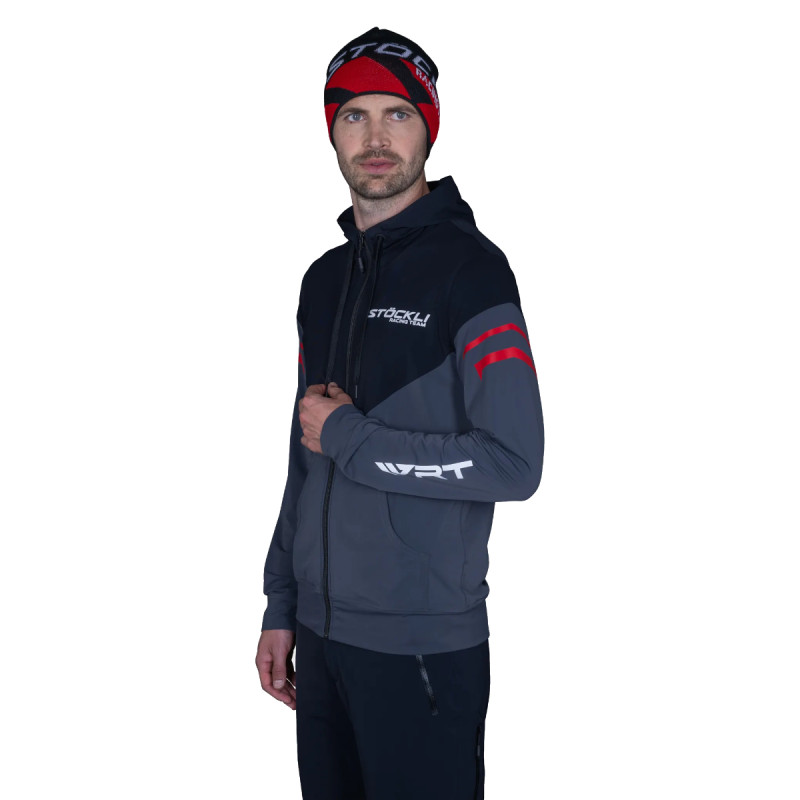 Pánska mikina Stöckli FULLZIP WRT  - tmavo šedá