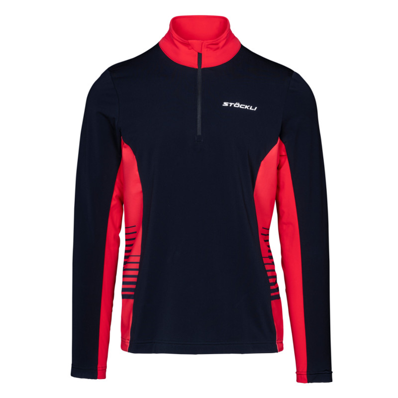 Pánská lyžařská mikina Stöckli FUNCTIONAL SHIRT  - černá