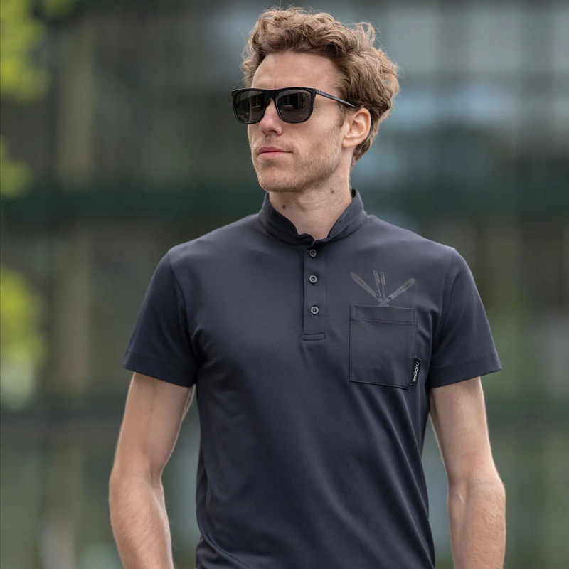 Pánské tričko Stöckli POLO MAO  - černá